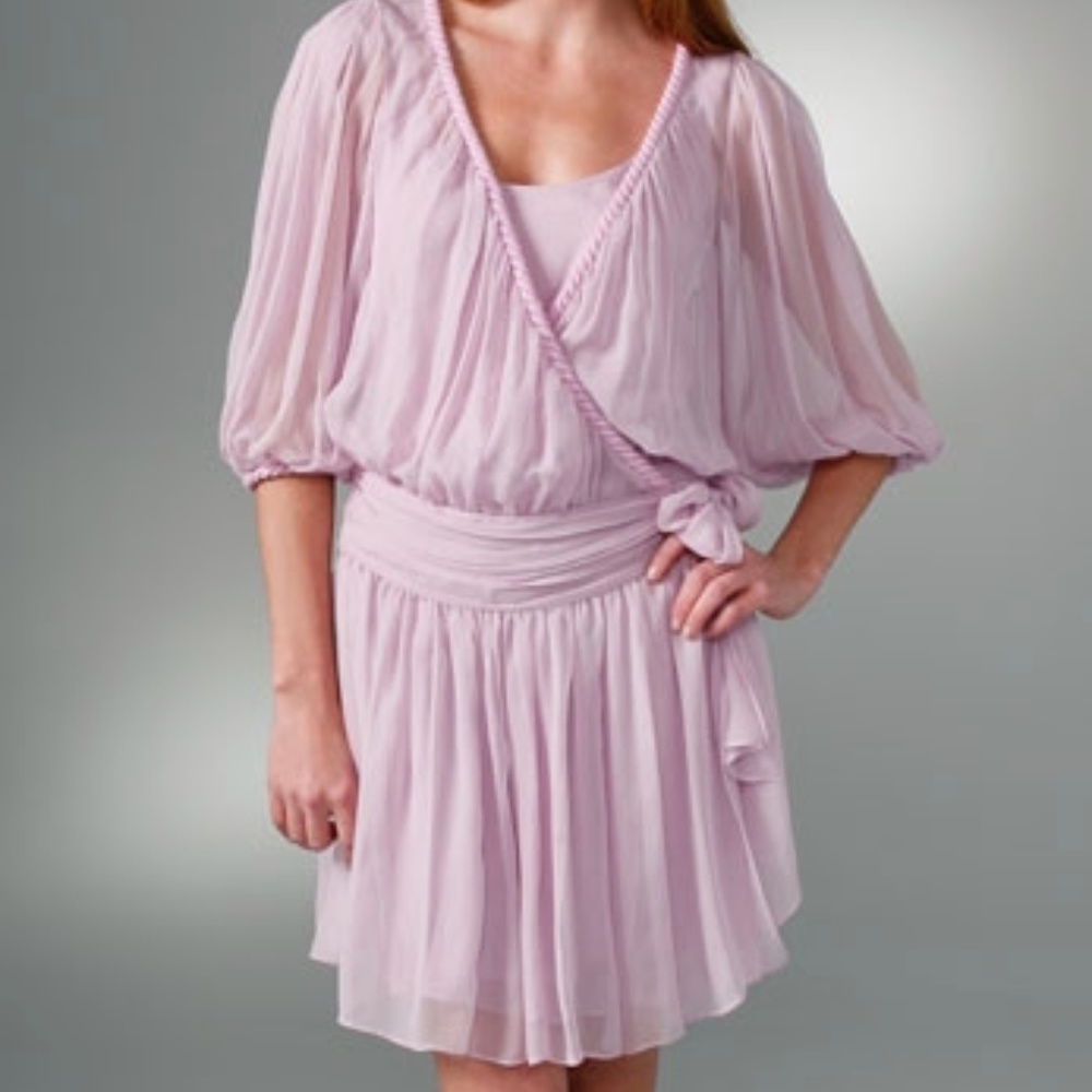 DIANE von FURSTENBERG RIBERA LILAC DRESS - size 8